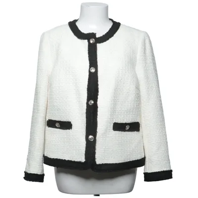 Kavaj (Vit, Svart) från H&M Modern Classic Akryl, Polyester, Ull