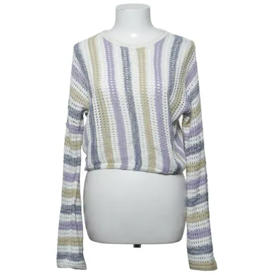 Sweater (White, Purple, Green) from Clockhouse by C&A Acrylic, Cotton