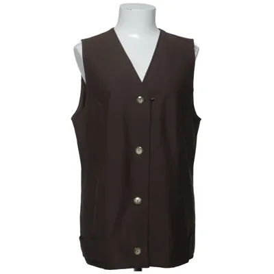 Gilet (Marron) de Finn Karelia Polyester, Laine