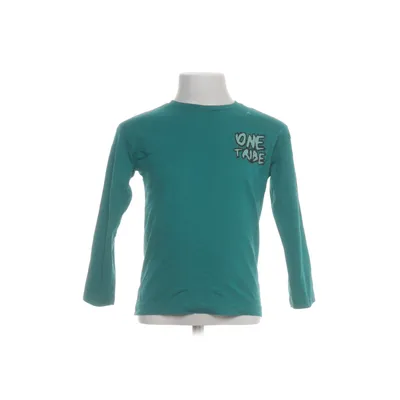 Lange mouwen shirt (Groen) van Warp Polyester, Katoen
