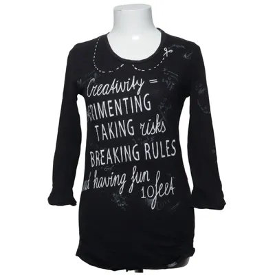 Lange mouwen shirt (Zwart) van 10 Feet Katoen