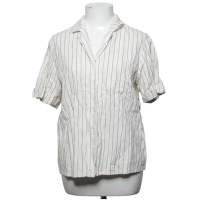 Short sleeve shirt (Beige, Black) from Hudson North Cotton, Linen, Viscose