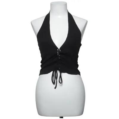 Halter neck top (Black) from NA-KD