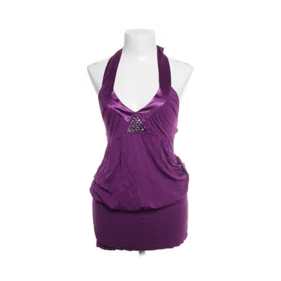 Halterneck dress (Purple) from Takko Fashion Elastane, Viscose