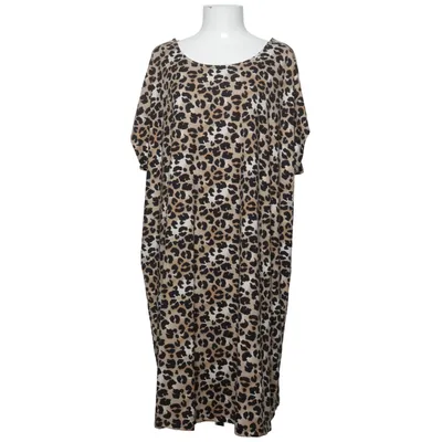 Dress (Beige, Black) from Svensk Design Elastane, Polyester