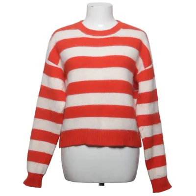 Strickpullover (Rot, Weiß) von Diane von Furstenberg Angora, Polyamid, Wolle