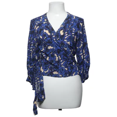 Wrap blouse (Blue, Black, Beige) from Rodebjer Viscose