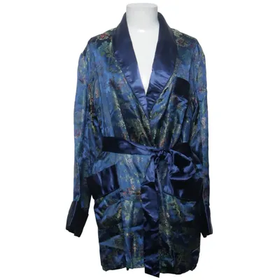 Badjas (Blauw, Meerkleurig) van Oriental Viscose