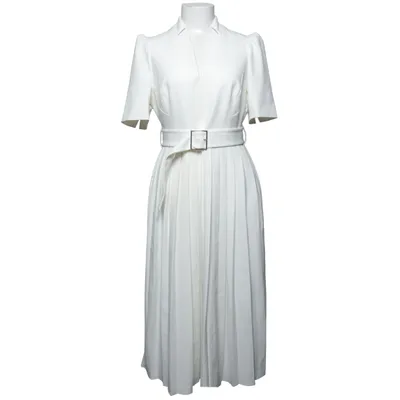 Maxi dress (White) from Karen Millen Elastane, Recycled polyester, Viscose
