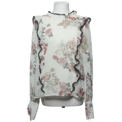 Bluse (Hvid, Flerfarvet) fra Zara Woman Premium Collection Polyester