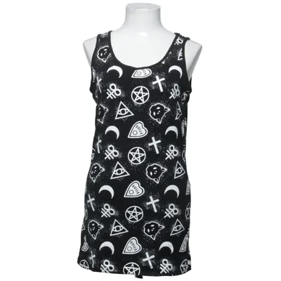 Tank Top (Black, White) from Gothicana by EMP Cotton, Elastane, Polyester