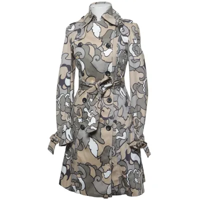 Trenchcoat (Beige, Grå, Hvid) fra WE Bomuld, Elastan, Polyester