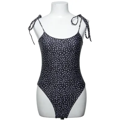 Baddräkt (Svart, Vit) från Zaful Elastan, Polyester