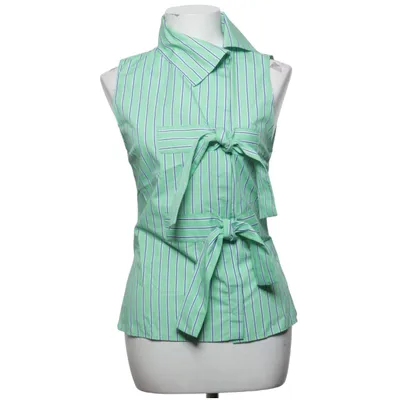 Top (Groen, Blauw, Wit) van Zara Katoen