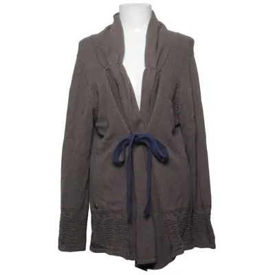 Cardigan cache-cœur (Marron) de Mingel Coton