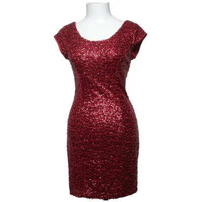 Cocktail dress (Short Sleeve Sequin Dress) from NLY One Polyester