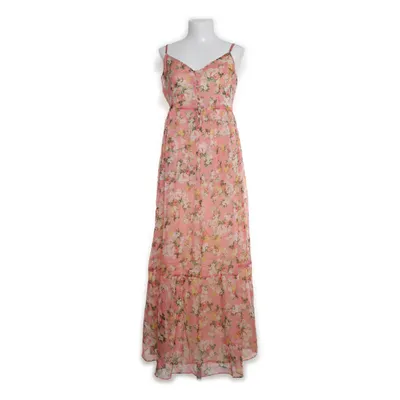 Maxikjole (Pink, Flerfarvet) fra Massimo Dutti Silke