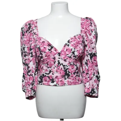 Crop top (Roze, Zwart, Wit) van Gina Tricot Katoen, Elastaan