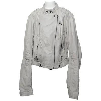 Veste en cuir (Beige) de Dept