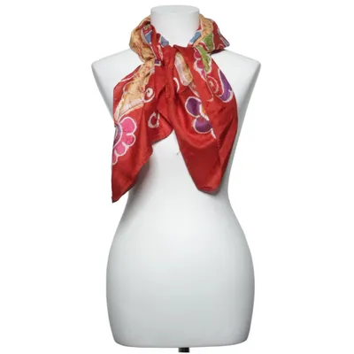 Sjaaltje (Rood, Beige, Meerkleurig) Zijde