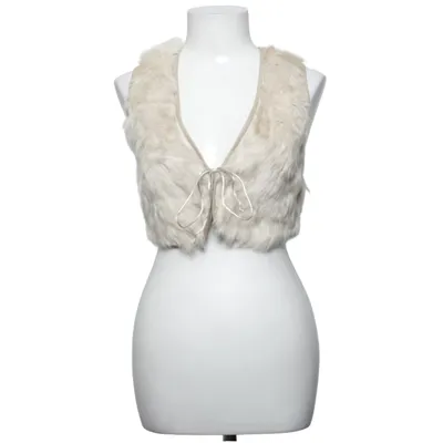 Gilet en fourrure (Beige) de Gustav Acétate, Cuir