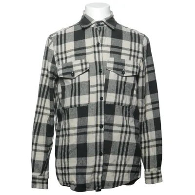Flannel shirt (Beige, Black) from A Day's March Cotton
