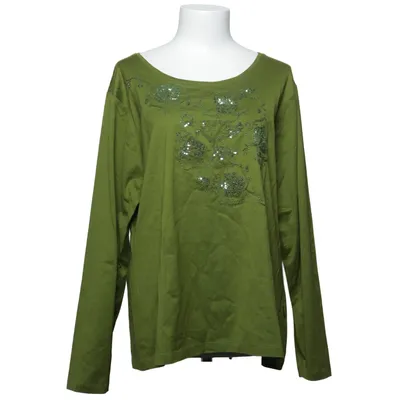 Langarmshirt (Grün) von Open End Baumwolle