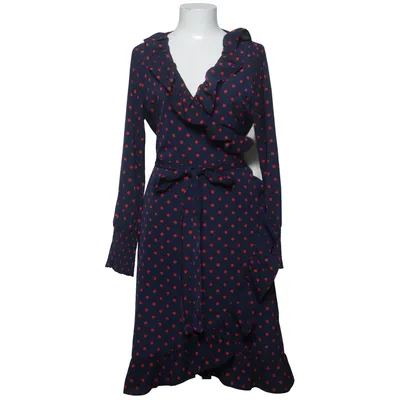 Wickelkleid (Blau, Rot) von Daisy Grace Polyester