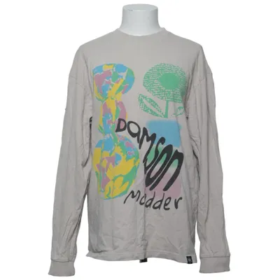 Langærmet t-shirt (Beige, Flerfarvet) fra Damson Madder Bomuld, Elastan