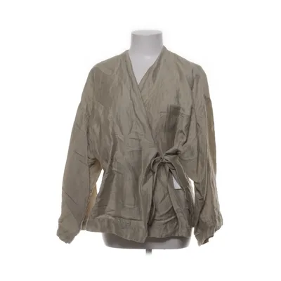 Blouse portefeuille (Beige) de Massimo Dutti Lin, Polyamide