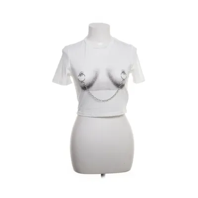 Crop top (White, Silver) from Cape Clique