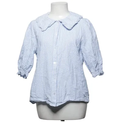 Short sleeve shirt (Blue, White) from Moves Cotton