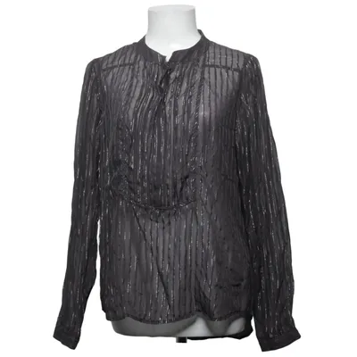 Blouse (Black, Silver) from Custommade