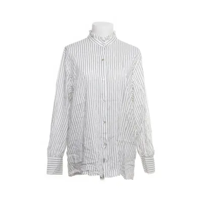 Blouse (Wit, Zwart) van Massimo Dutti