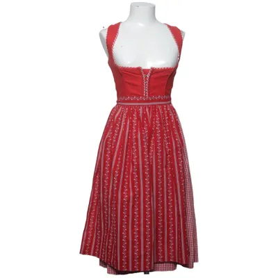 Dirndl (Rouge, Blanc) de K&K Kaiserjäger Coton, Lin