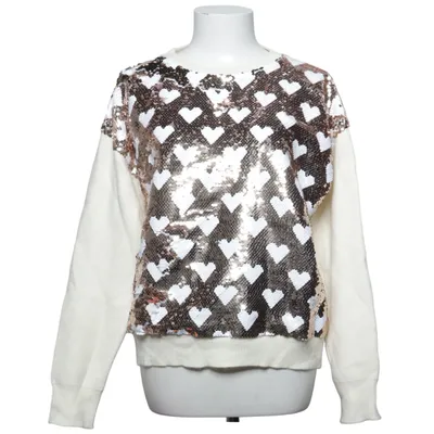 Sweater (Beige, Multicolored) from Papillonne Elastane, Polyamide, Viscose