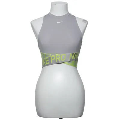 Brassière (Gris, Jaune) de Nike Pro Élasthane, Polyamide, Polyester