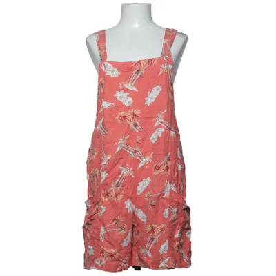 Dungaree shorts (Red, Multicolored) from White Stag Linen, Viscose