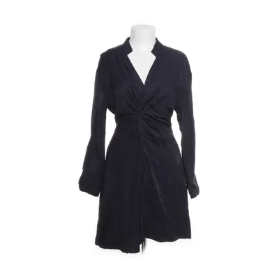 Dress (Blue) from Sandro Paris Linen, Viscose