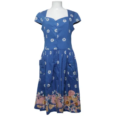 Robe (Bleu, Multicolore) de Banned Apparel Coton, Élasthane