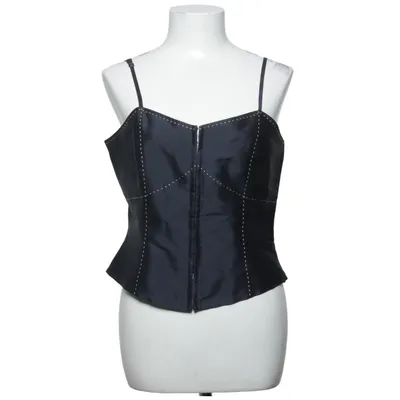 Linne (Blå) från Taifun Collection Polyester, Silke