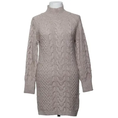 Jurk met col (Beige) van Suncoo Acryl, Polyamide, Wol