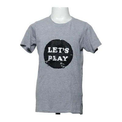 T-shirt (Grå) från Youngstyle Bomull, Polyester