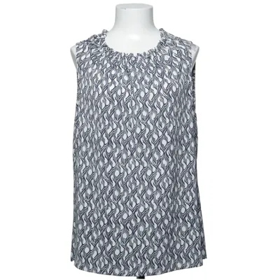Haut (Blanc, Bleu) de STOCKH LM Élasthane, Polyester