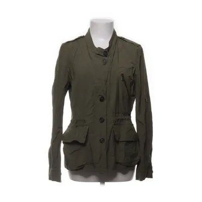 Jacka (Grön) från Zara Basic Linne, Polyester, Viskos