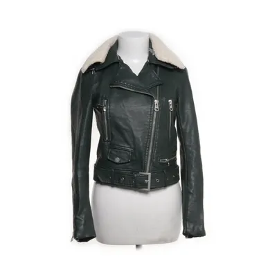 Bikerjacka (Grön) från Zara Basic Outerwear Polyester, Polyuretan