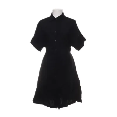 Robe chemise (Noir) de Les Petites Polyamide, Viscose