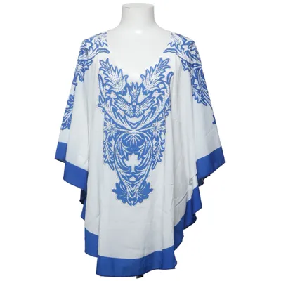 Poncho (Blauw, Wit) van Fashion Classic Polyester