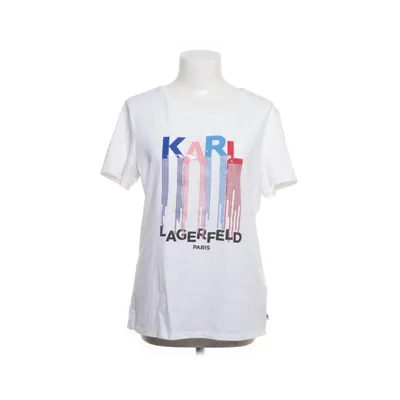 T-shirt (Wit, Meerkleurig) van Karl Lagerfeld Katoen, Elastaan