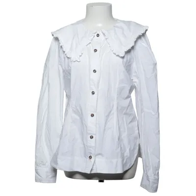 Blus (Vit) från Ganni Bomull